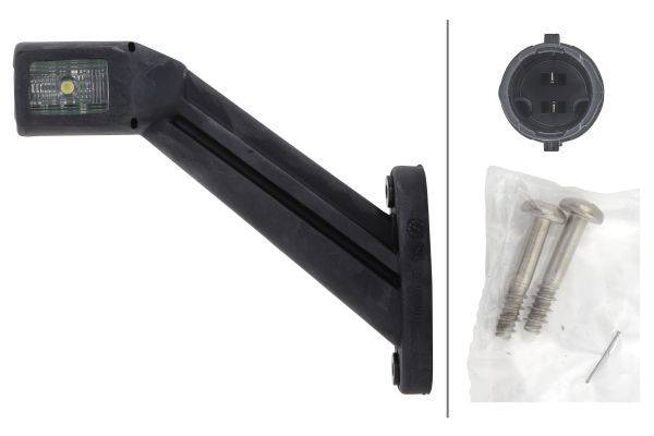 HELLA 2XS 011 744-021 Umrissleuchte - LED - 12/24V - Kabel: 500mm - Stecker: EasyConn - 2-polig - re