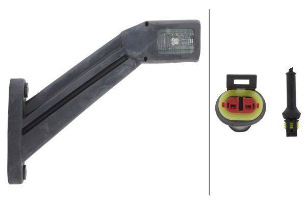 HELLA 2XS 011 744-051 Umrissleuchte - LED - 12/24V - Kabel: 2000mm - Stecker: AMP - 2-polig - links/