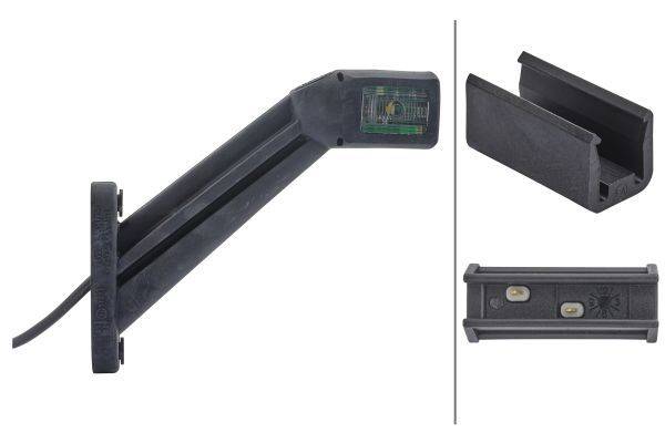 HELLA 2XS 011 744-071 Umrissleuchte - LED - 12/24V - Kabel: 500mm - Stecker: Quick Link - links/seit