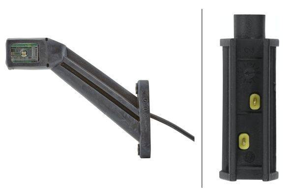 HELLA 2XS 011 744-191 Umrissleuchte - LED - 12/24V - Kabel: 1000mm - Stecker: Quick Link - 2-polig -