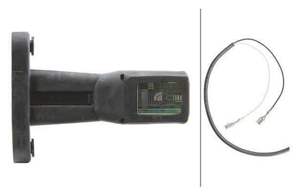 HELLA 2XS 011 768-071 Umrissleuchte - LED - 12/24V - Kabel: 2000mm - Stecker: Flachstecker - links/s
