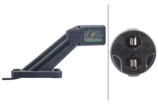 HELLA 2XS 011 769-011 Umrissleuchte - LED - 12/24V - Lichtscheibenfarbe: gelb/rot/weiß - Kabel: 500m