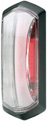 HELLA 2XS 205 020-041 Umrissleuchte - LED - 12V - LED-Lichtfarbe: rot/weiß - Kabel: 500mm - seitlich