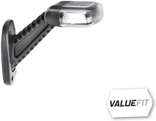 HELLA 2XS 357 007-021 Umrissleuchte - Valuefit - LED - 12/24V - gewinkelt - rechts/seitlicher Anbau