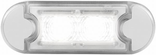 HELLA 2XT 980 855-111 Einstiegleuchte - DuraLED - LED - 12/24V - 0.5W - LED - Einbau - Lichtscheiben