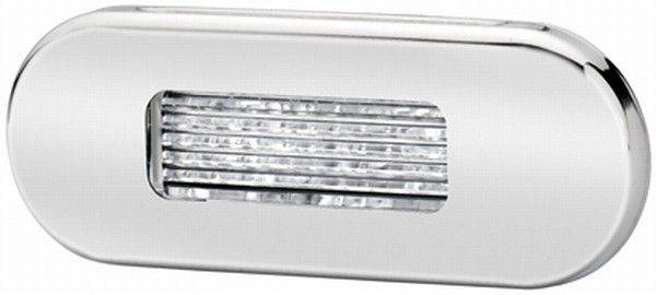 HELLA 2XT 959 680-612 Einstiegleuchte - LED - 12/24V - Einbau - Lichtscheibenfarbe: glasklar - LED-L