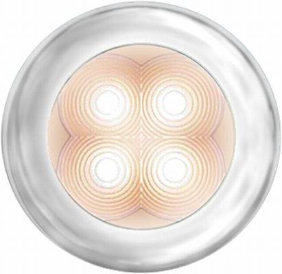 HELLA 2XT 980 501-042 Einstiegleuchte - LED - 24V - rund - Einbau - Lichtscheibenfarbe: weiß - LED-L