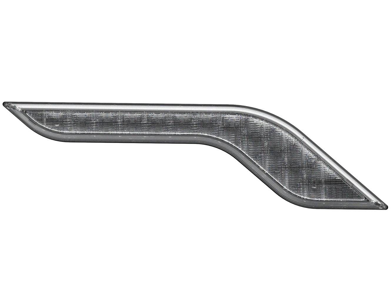 HELLA 2XW 013 493-021 LED-Warnleuchte - Shapeline Style - 12/24V - geschraubt - grau - gelb - Stecke