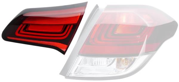 HELLA 2XX 354 833-011 Heckleuchte - innerer Teil - links - für u.a. Citroën C4 II (B7)