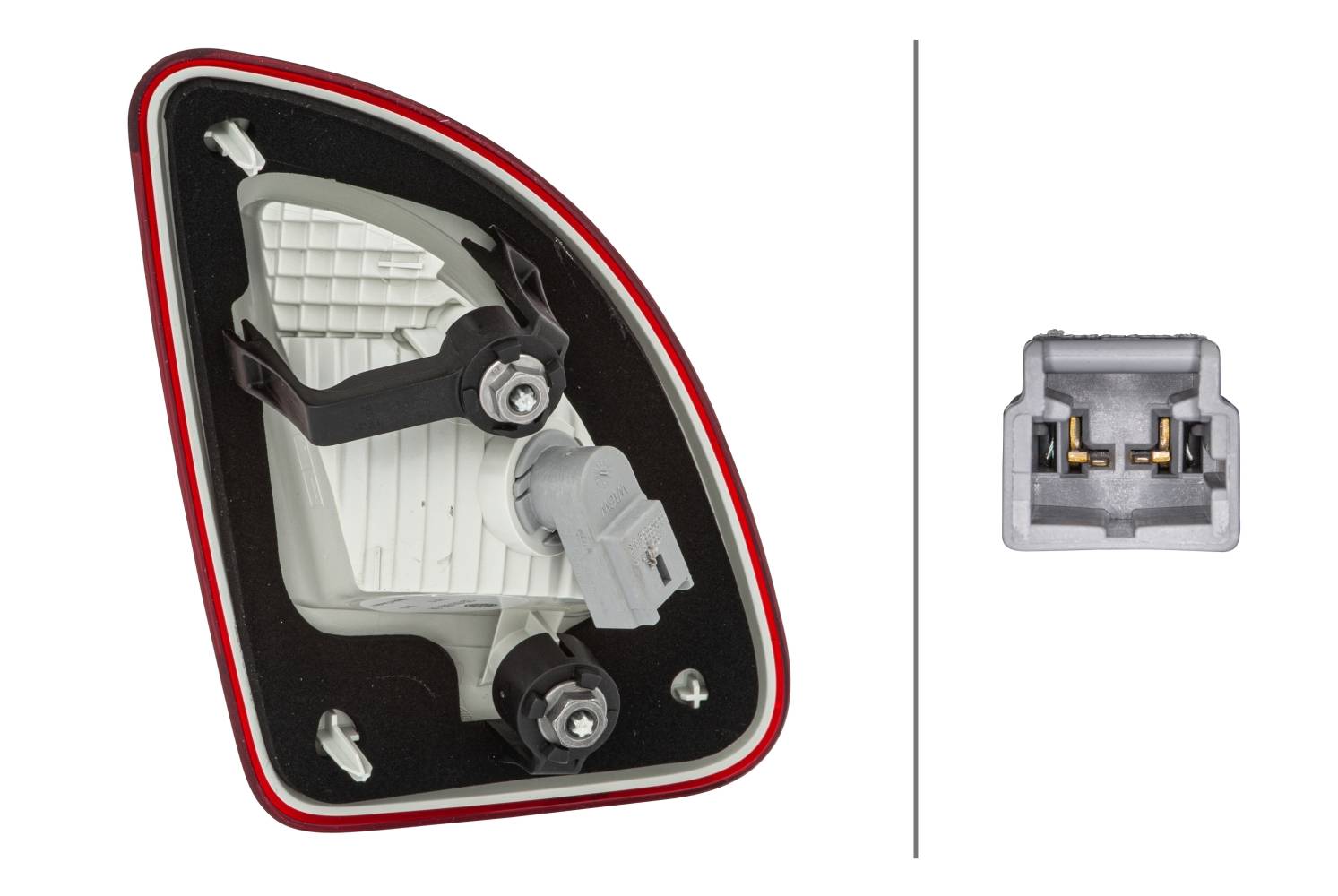 HELLA 2ZR 010 939-041 Heckleuchte - Glühlampe - innerer Teil - rechts - für u.a. Renault Twingo II (