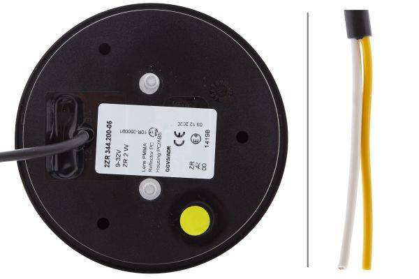 HELLA 2ZR 344 200-051 LED-Rückfahrleuchte - 12/24V - Anbau - Kabel: 500mm