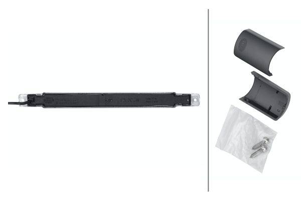 HELLA 2ZR 980 889-011 LED-Rückfahrleuchte - Strip Lamp - 12V - Anbau - für waagerechte Befestigung -