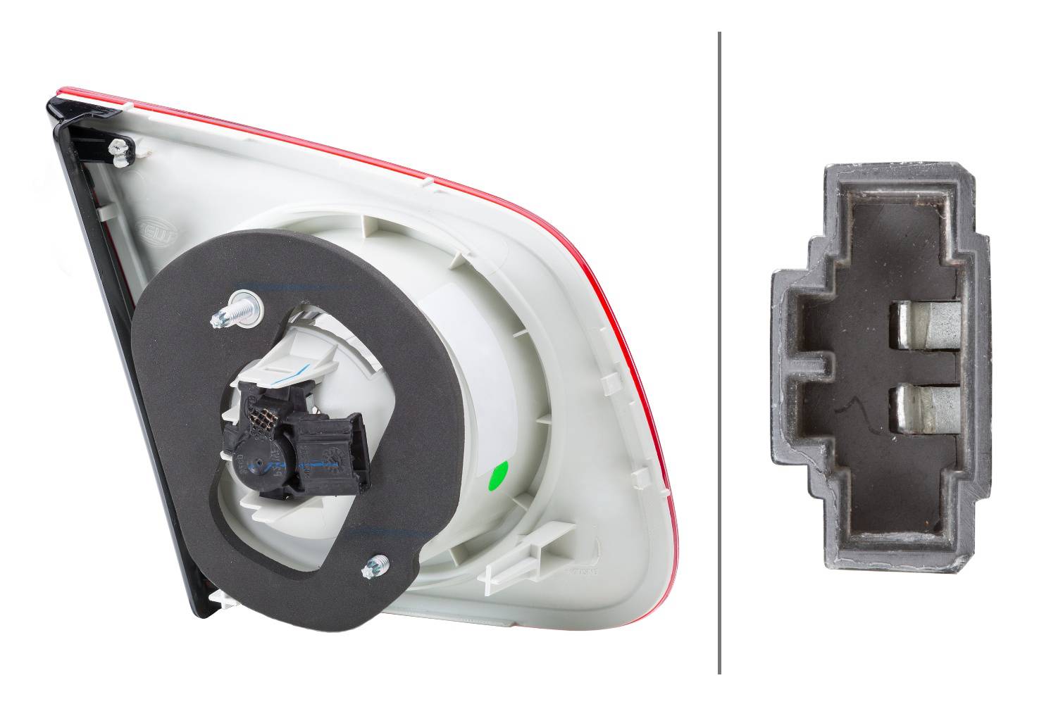 HELLA 2ZR 983 170-021 Heckleuchte - Glühlampe - innerer Teil - rechts - für u.a. VW Jetta III (1K2)