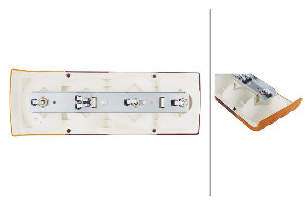 HELLA 2SK 004 460-031 Heckleuchte - 12V - Einbau - links/rechts