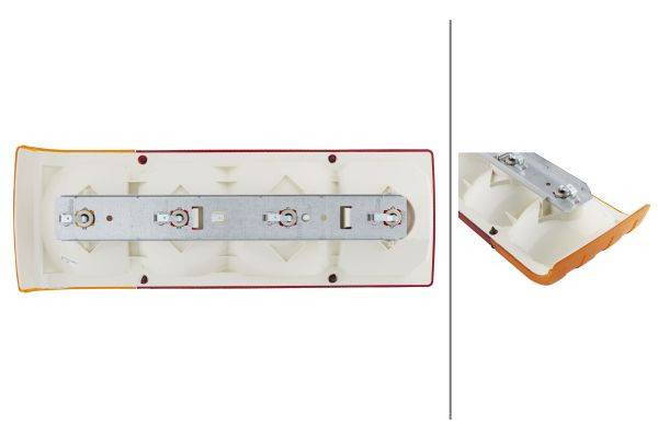 HELLA 2SD 004 460-001 Heckleuchte - 12V - Einbau - links/rechts