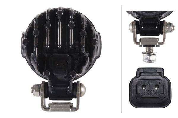 HELLA 1G0 995 050-011 LED-Arbeitsscheinwerfer - Modul 50 - 12/24V - 800lm - Anbau/geschraubt - hänge