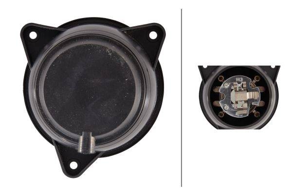 HELLA 1G0 996 176-031 Halogen-Arbeitsscheinwerfer - Modul 70 - 12/24V - Einbau - weitreichende Ausle