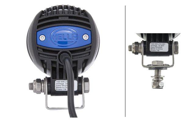 HELLA 1G0 996 210-001 LED-Arbeitsscheinwerfer - SL60 - 12V - geschraubt - Nahfeldausleuchtung - LED-