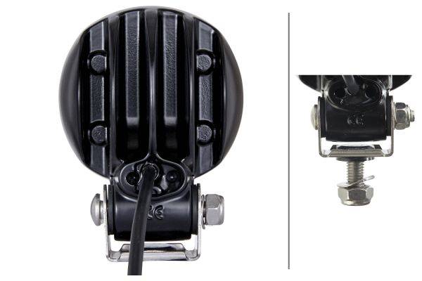 HELLA 1G0 996 376-137 LED-Arbeitsscheinwerfer - Modul 70 Gen. III - 12/24V - 800lm - Anbau/Bügelbefe