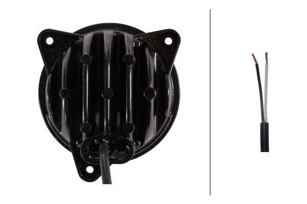 HELLA 1G0 996 476-041 LED-Arbeitsscheinwerfer - Modul 70 Gen. IV - 12/24V - 2500lm - Einbau - weitre