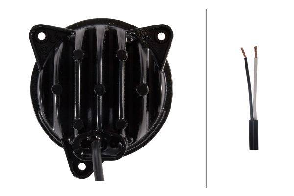 HELLA 1G0 996 476-121 LED-Arbeitsscheinwerfer - Modul 70 Gen. IV - 12/24V - 2500lm - Einbau - Nahfel