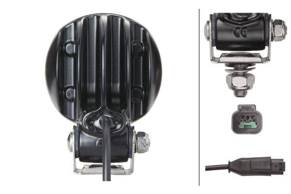 HELLA 1G0 996 476-231 LED-Arbeitsscheinwerfer - Modul 70 Gen. IV - 12/24V - 2500lm - Anbau - stehend