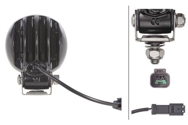 HELLA 1G0 996 476-241 LED-Arbeitsscheinwerfer - Modul 70 Gen. IV - 12/24V - 2500lm - Anbau - stehend