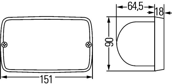 HELLA 1GA 005 060-337 Halogen-Arbeitsscheinwerfer - Master 5060 - 12V - Einbau - Nahfeldausleuchtung