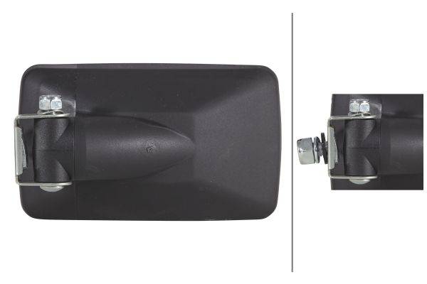 HELLA 1GA 006 875-001 Halogen-Arbeitsscheinwerfer - Picador 6875 - 12/24V - Anbau - für waagerechte