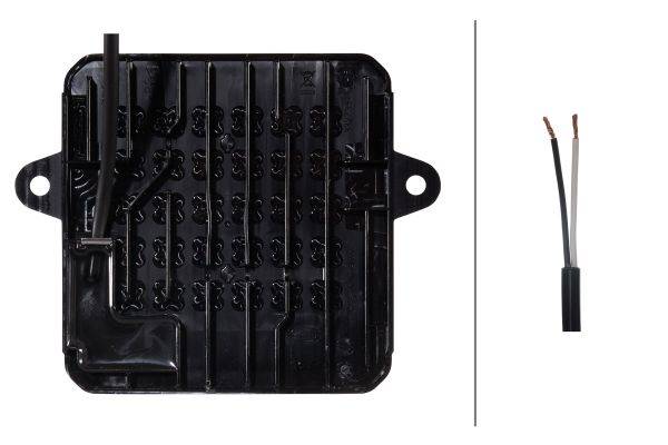 HELLA 1GA 995 193-031 LED-Arbeitsscheinwerfer - Flat Beam 500 - 12/24V - flach - 500/550lm - Einbau