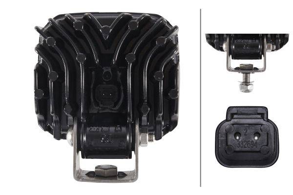 HELLA 1GA 995 506-051 LED-Arbeitsscheinwerfer - Ultra Beam - 12/24V - 2000lm - Anbau - stehend - Bod