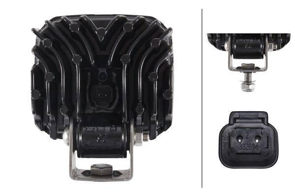 HELLA 1GA 995 606-011 LED-Arbeitsscheinwerfer - Ultra Beam Gen. II - 12/24V - 4400lm - Anbau - stehe