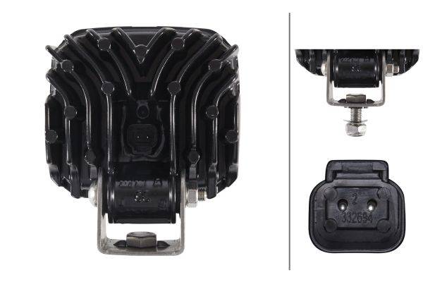 HELLA 1GA 995 606-021 LED-Arbeitsscheinwerfer - Ultra Beam Gen. II - 12/24V - 4400lm - Anbau - stehe