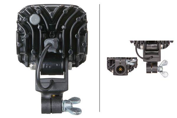 HELLA 1GA 995 606-151 LED-Arbeitsscheinwerfer - Ultra Beam Gen. II - 12/24V - 4400lm - Rohrstutzen -