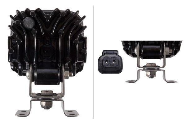 HELLA 1GA 995 606-161 LED-Arbeitsscheinwerfer - Ultra Beam Gen. II - 12/24V - 4400lm - Anbau/Bügelbe