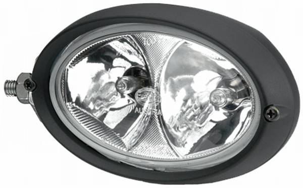 HELLA 1GA 996 161-331 Halogen-Arbeitsscheinwerfer - Oval 100 - 12V - Anbau - für waagerechte Befesti