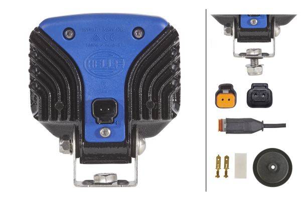 HELLA 1GA 996 188-031 LED-Arbeitsscheinwerfer - Power Beam 1000 - 12/24V - 850lm - Anbau - stehend -