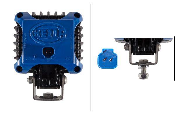 HELLA 1GA 996 189-011 LED-Arbeitsscheinwerfer - Power Beam 2000 - 12/24V - 2200lm - Anbau/gesteckt -