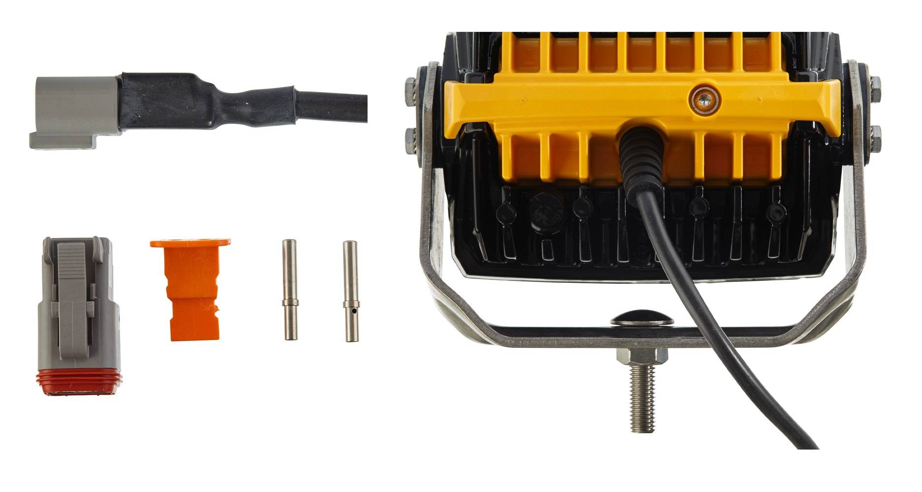 HELLA 1GA 996 197-021 LED-Arbeitsscheinwerfer - RokLume 380 - 24V - 7500lm - Anbau/Bügelbefestigung