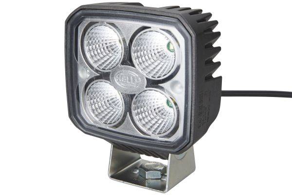 HELLA 1GA 996 284-012 LED-Arbeitsscheinwerfer - Q90 compact - 12/24V - 1200lm - Anbau/Bügelbefestigu