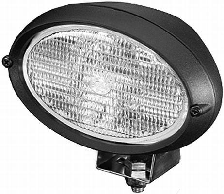 HELLA 1GA 996 361-171 Halogen-Arbeitsscheinwerfer - Oval 100 - 24V - Anbau - stehend - Nahfeldausleu