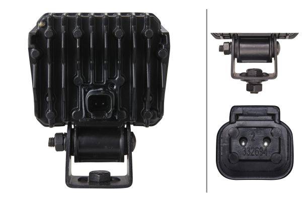 HELLA 1GA 996 479-031 LED-Arbeitsscheinwerfer - Eco 18 - 12/24V - 1350lm - Bügelbefestigung - hängen