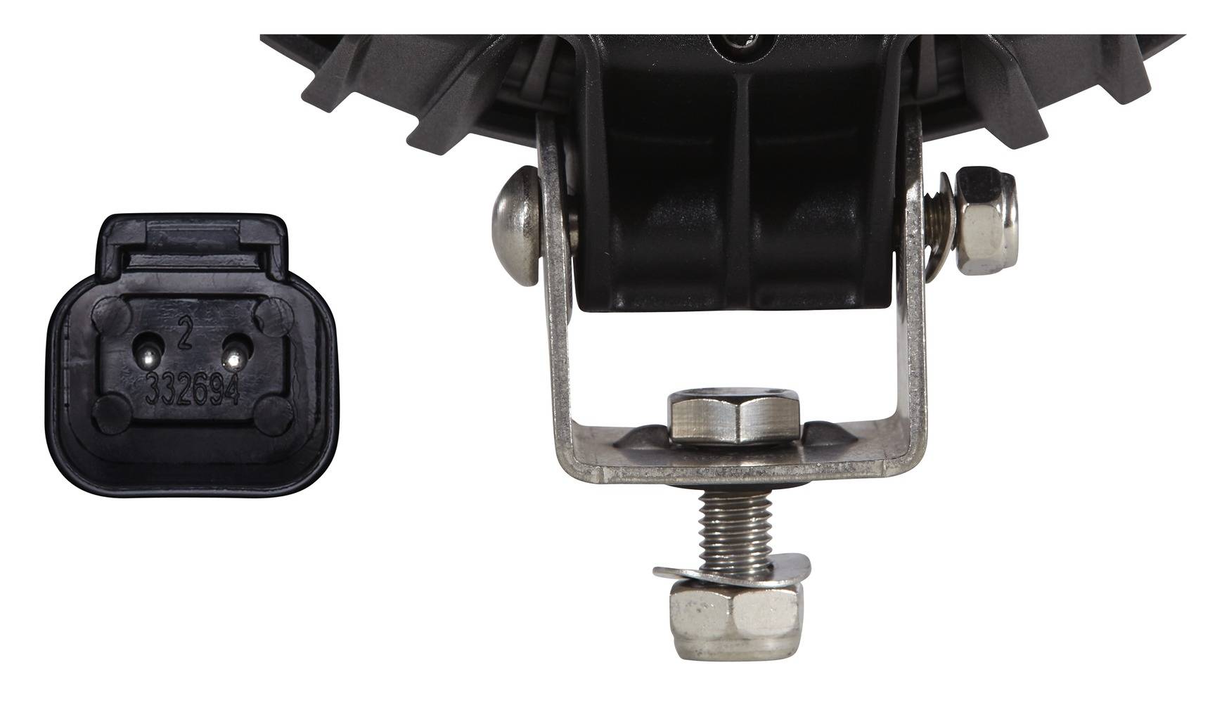 HELLA 1GA 996 661-041 LED-Arbeitsscheinwerfer - Oval 100 Thermo Pro - 12/24V - 1700lm - Anbau/Bügelb