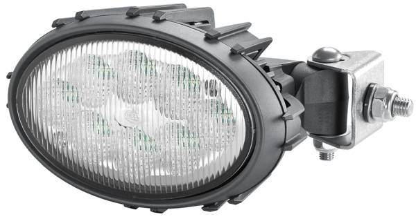 HELLA 1GA 996 761-171 LED-Arbeitsscheinwerfer - Oval 100 Compact - 12/24V - 1850lm - Bügelbefestigun