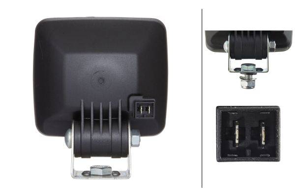 HELLA 1GA 997 506-021 Halogen-Arbeitsscheinwerfer - Ultra Beam - 12/24V - Anbau - stehend/hängend -