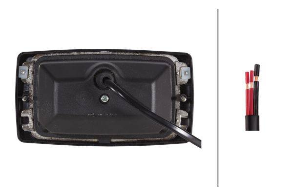 HELLA 1GB 996 080-021 Halogen-Arbeitsscheinwerfer - Double-Beam - 12/24V - Einbau - Geländeausleucht