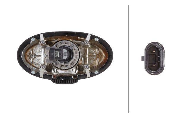 HELLA 1GB 996 186-061 Halogen-Arbeitsscheinwerfer - Oval 90 - 12V - Einbau - Nahfeldausleuchtung