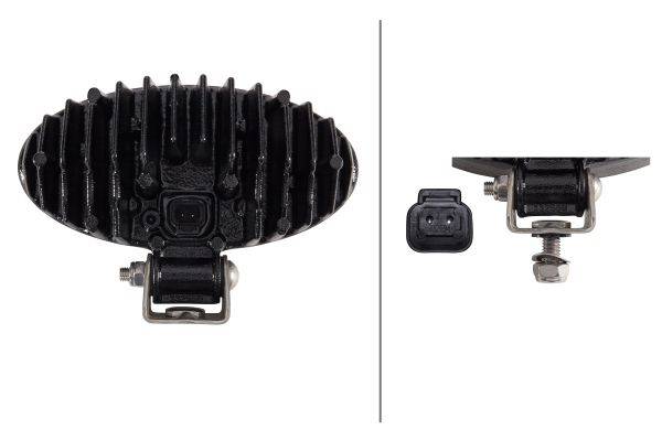 HELLA 1GB 996 486-001 LED-Arbeitsscheinwerfer - Oval 90 Gen. II - 12/24V - 4300lm - Anbau - stehend