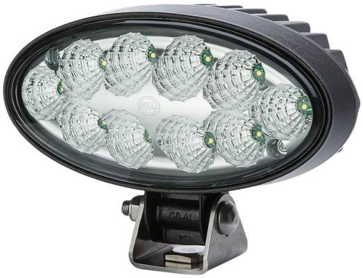 HELLA 1GB 996 486-001 LED-Arbeitsscheinwerfer - Oval 90 Gen. II - 12/24V - 4300lm - Anbau - stehend