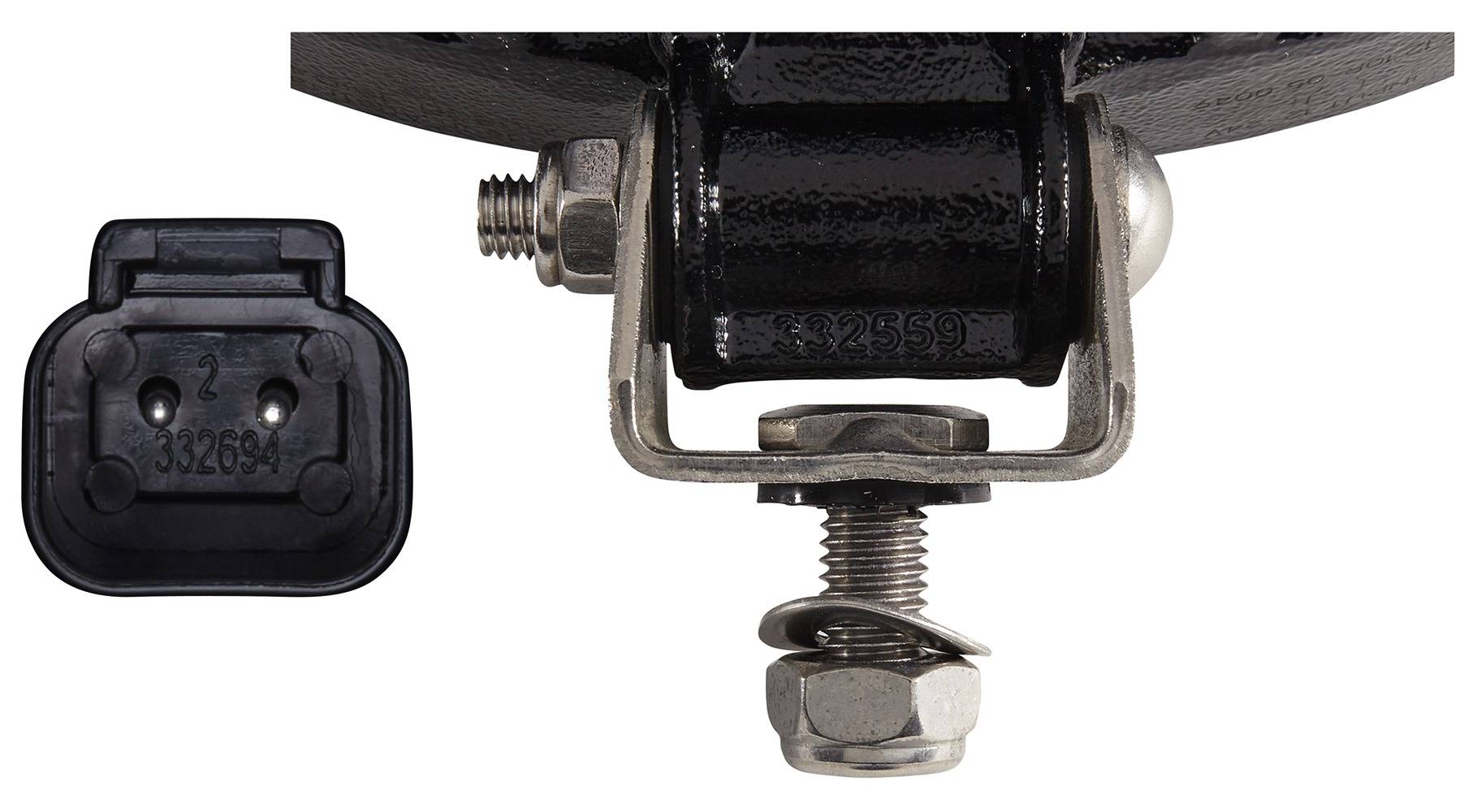 HELLA 1GB 996 486-001 LED-Arbeitsscheinwerfer - Oval 90 Gen. II - 12/24V - 4300lm - Anbau - stehend